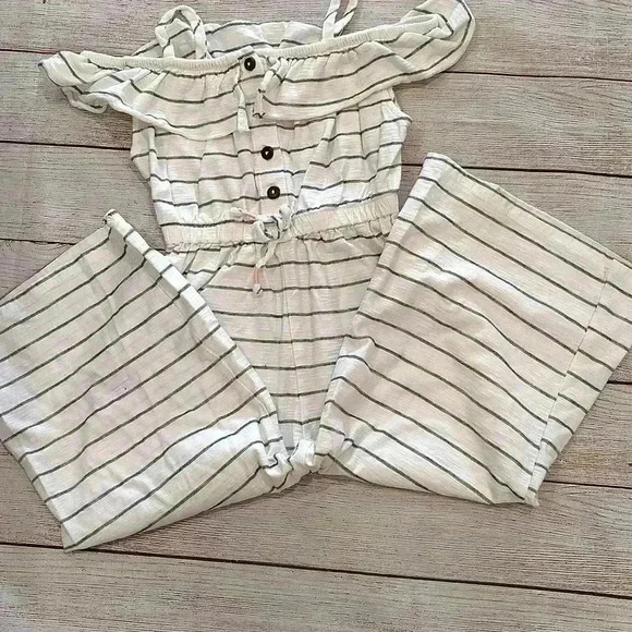 art class Other - White Black Stripe Jumpsuit